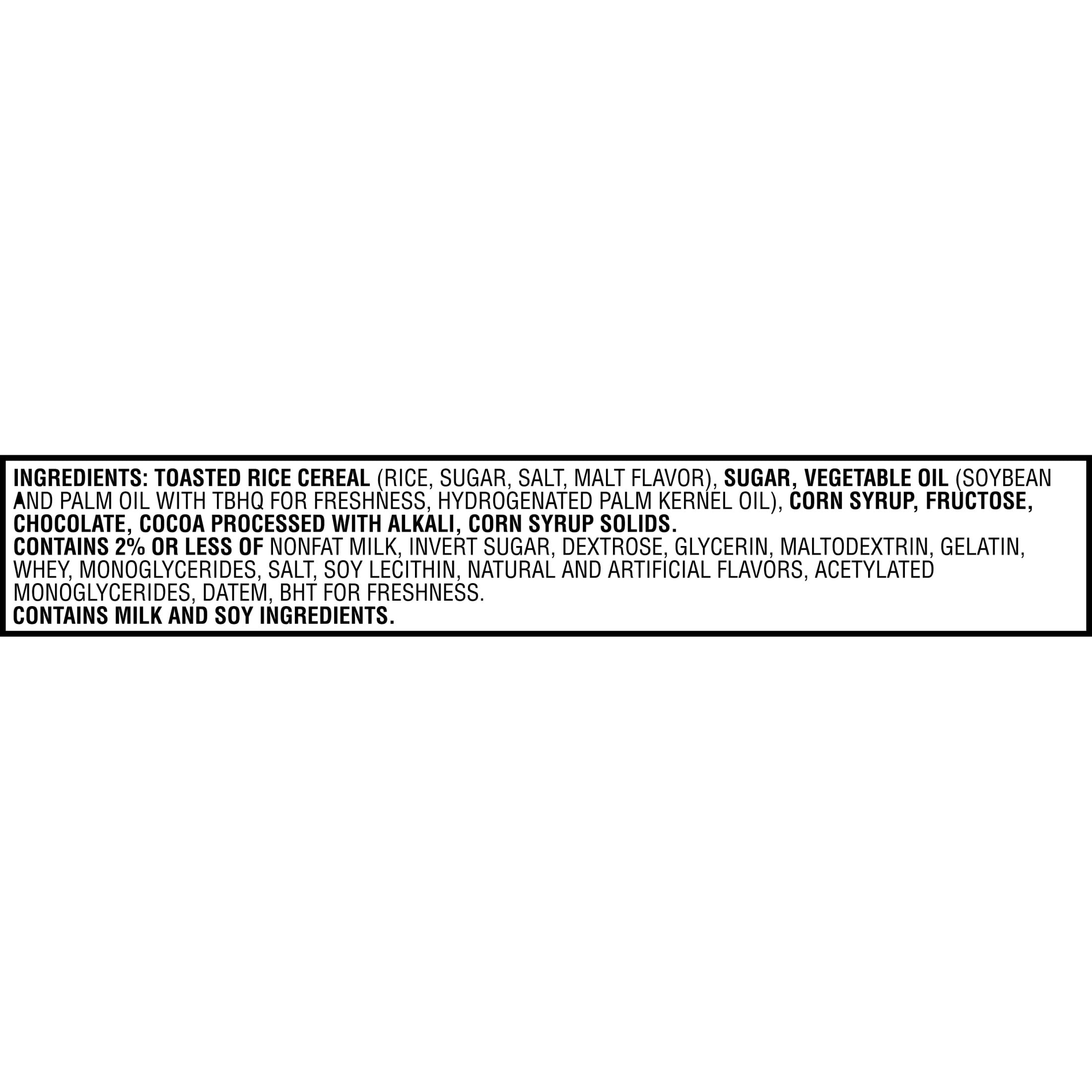 Rice Krispies Treats Mega Bars Double Chocolatey Chunk Chewy Marshmallow Snack Bars, Kids Snacks, 3 oz