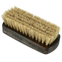 Uxcell Bristle Shoes Brush Handheld Leather Boots Polish Daubers, Brown
