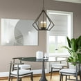 thumbnail image 5 of 40925-92 Livex Lighting Prism - 5 Light Chandelier In Geometric Style-19.5 Inches Tall and 20 Inches Wide     -Traditional Installation, 5 of 15