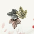 thumbnail image 6 of Masteelf Elegant Tricolor Maple Leaves Brooch for Decoration Assorted Color Alloy Pin Ideal for Gifts and Special Occasions, 6 of 8