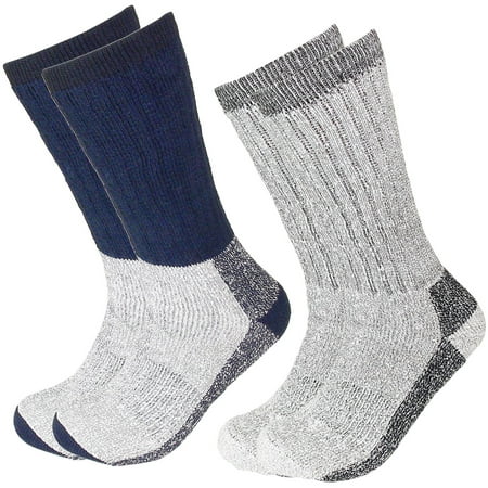 Falari 2 Pairs Merino Wool Socks Excellent for Cold Weather Temp 5-25°F Super Warm for (Best Wool Socks For Cold Weather)