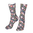 thumbnail image 6 of KLL Pigs 1 Print Womens Crew Socks Athletic Middle Tube Long Socks Novelty Socks Gifts For Men, 6 of 7