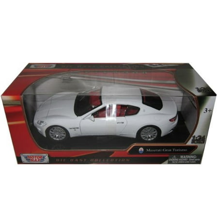 Maserati Gran Turismo White 1/24 Diecast Car Model by