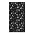 thumbnail image 2 of XYZCANDO Car Seat Cover Towel White Paw Print Pattern Seats Protectors for Gym Workout Outdoor Sport, Washable Easy to Store Car Seat Towel Cover for Vans Cars, 2 of 11