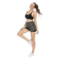 thumbnail image 4 of Pantalones cortos para correr para mujer 2 en 1 Yoga Gimnasio Entrenamiento deportivo, 4 of 8