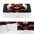 thumbnail image 4 of Cat PU Leather Jewelry Display Organizer Box Display Case Portable Earring Holder with Removable Compartment, 4 of 6