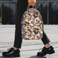 thumbnail image 2 of Disketp lips record rock Skull Mochila Escolar de 15 Pulgadas, Mochila Ligera para Estudiantes, Viajes y Trabajo, Cómoda y Resistente para el Uso Diario, 2 of 6