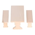 thumbnail image 2 of Dollhouse Dining Table, Desks Decorations Non- Paint 1:12 Bench  For Photography Prop For Room Box For Miniature Dollhouse For House Model Burlywood, 2 of 8
