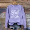 thumbnail image 1 of Birdeem Femmes Décontracté Manches Longues Col Rond Hauts Chemises Amples Blouse Imprimé Saint-Valentin Chandail en Molleton Graphique, 1 of 1