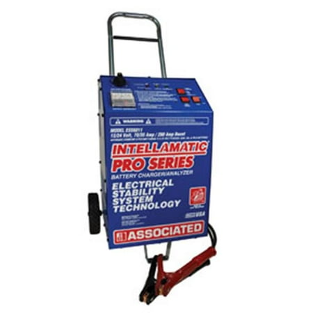 Associated Wheel - Associated Equipment ASO-ESS6011 Wheeled Charger Analyzer 12-24V 200 Amp
