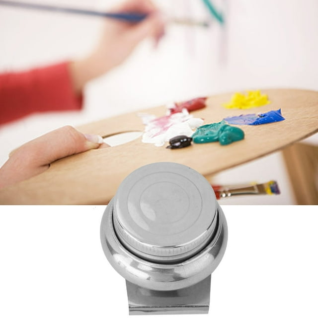 Taza para recipiente de pintura al óleo, taza de pintura al óleo de acero inoxidable Taza para pintura al óleo Rendimiento inigualable