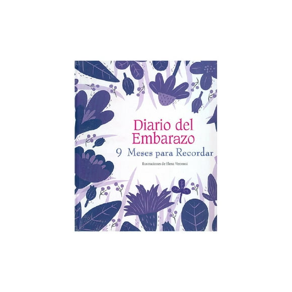 Libro Diario Del Embarazo Tapa Dura, Autor Elena Veronesi, Editorial Ediciones Lu Ediciones Lu 9788416279616