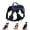 Dark Blue, variant on Multi-Function Dog Harness, No Pull Dog Vest Harness with Velcro Name Patch Panel, Thickened Control Handle, Lockable Buckle and Reflective Trims for Medium Large Dogs, Orange, M