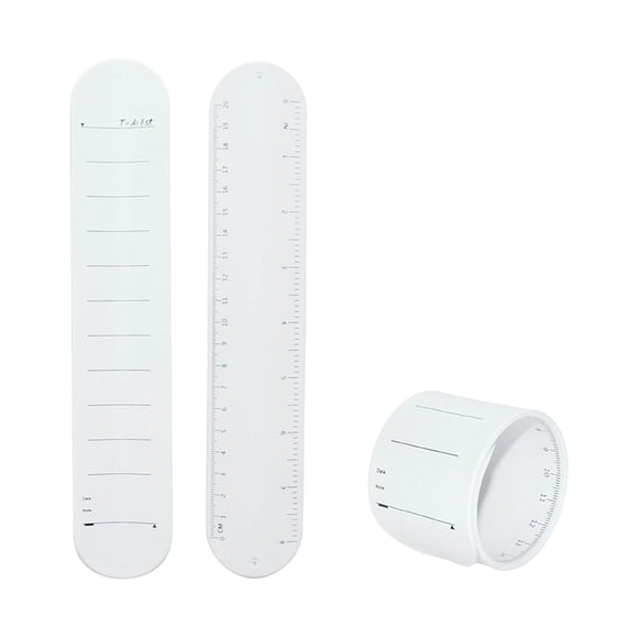 Reusable Silicone Wristband Notepad for Notes Task Reminders and Fitness Tracking with Pen and Eraser