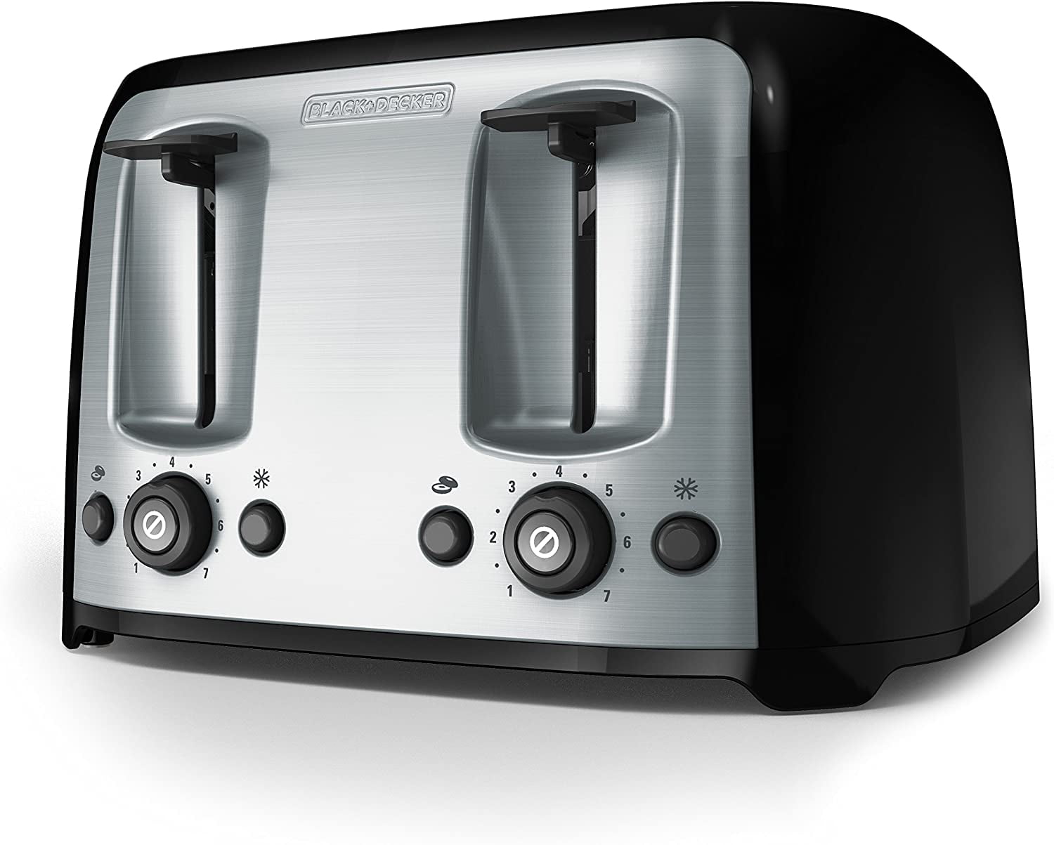 4-Slice Toaster, Extra Wide Slots, 7 Shade Settings, 1400 Watts, Frozen and Bagel Buttons, Toast Shade Selector, Extra Lift