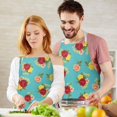 thumbnail image 3 of Pioneer Flower Floral Print Pattern Apron for Women and Men, Cotton Linen Waterproof with Pockets, Adjustable, 33x27 Inch for Kitchen, Gardening, BBQ, Salon, 3 of 6