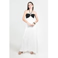 thumbnail image 4 of Vestido largo bicolor Roman Fashion /Juvenil, 06620 (Blanco) blanco CH, 4 of 5