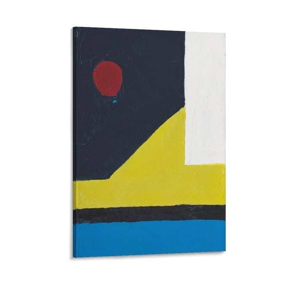 Etel Adnan Poster Untitled (6) Canvas Famous Paintings, Wall Art Posters, Decorative Hanging Pictures Gifts Canvas Painting Poster Wall Art Decorative Picture Prints Modern Decor 24x36inch(60x90cm)