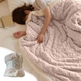 thumbnail image 1 of Manta de felpa Sherpa, 3D súper suave, acogedora y cálida, manta gruesa y esponjosa para niñas, mujeres, sofá, cama, sillón, hombres y niños, regalo, manta suave y bonita para todas las estaciones., 1 of 8