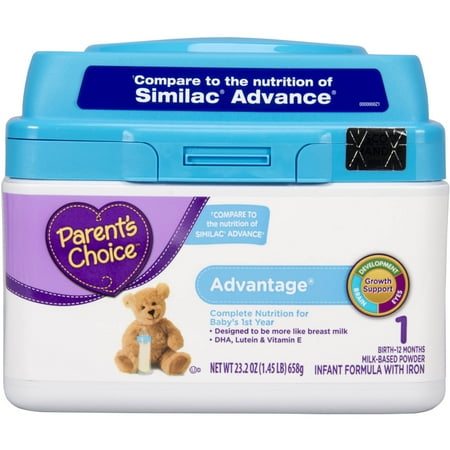 Parent's Choice Advantage Powder Infant Formula with Iron, 23.2oz