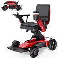 thumbnail image 1 of Height Adjustable Electric Wheelchair 15.7"–23.6" (Manual), Portable Motorized Mobility Scooter, 14+ Miles Ranges(265LBS), 1 of 10