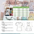 thumbnail image 2 of Women's Casual Round Neck Short Sleeve T Shirt With Heart Print Stripe Tee Layering Shirt Women Solid Womens Shirts Medium Women Shirt Womens Short Sleeve Shirt Short Sleeve Active Wear Loose Fit, 2 of 4