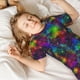 thumbnail image 5 of Balery Bright Universe Conjunto de Pijama Infantil de Manga Corta con Estampado – Ropa de Dormir de Algodón Suave-X-Large, 5 of 6