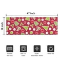 thumbnail image 5 of Red Christmas Decoration Pattern Door Rugs,Washable Non Slip Door Mats Indoor,Decorative Door Mats,Entry Mat Indoor for Entrance,Bedroom,Kitchen,Bathroom,16"x47", 5 of 6