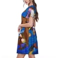 thumbnail image 2 of Sigee Scooby-Doo S for Women's Short Sleeve Dress Relaxed Fit Dress with Pockets, 2 of 7
