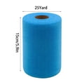 thumbnail image 2 of Tulle Fabric Rolls 6 Inch by 25 Yards Tulle Roll Spool Fabric for DIY Tutu Skirt Baby Shower Birthday Party Wedding Decorations Christmas Craft Supplies (Blue), 2 of 8
