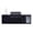 Black 6, variant on Nyddle 4-Burner 72000 BTU Deluxe Stainless Steel Gas Outdoor Kitchen Barbecue Island Grill with Single Door Refrigerator Stainless Steel Sink and Faucet,Silver