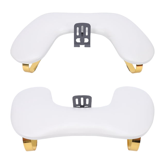 Reposabrazos Para Uñas, Almohada Ergonómica De Mano Para Manicura Con Soporte Ajustable Para Teléfono, Base Antideslizante Y Cuero PU Que Se Limpia Con Un Paño, Para