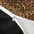 thumbnail image 4 of jejeloiu Cheetah Animal Monogram A Duvet Cover Set For Kids,Classic Print Letter Design Bedding Full,Black Reversible,3 Pieces(No Comforter), 4 of 6