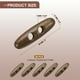 thumbnail image 2 of 50 piezas de botones de madera con toggle, botones de madera en forma de oliva de 50 mm/2 pulgadas con doble agujero para costura DIY de abrigos, marrón, 2 of 7