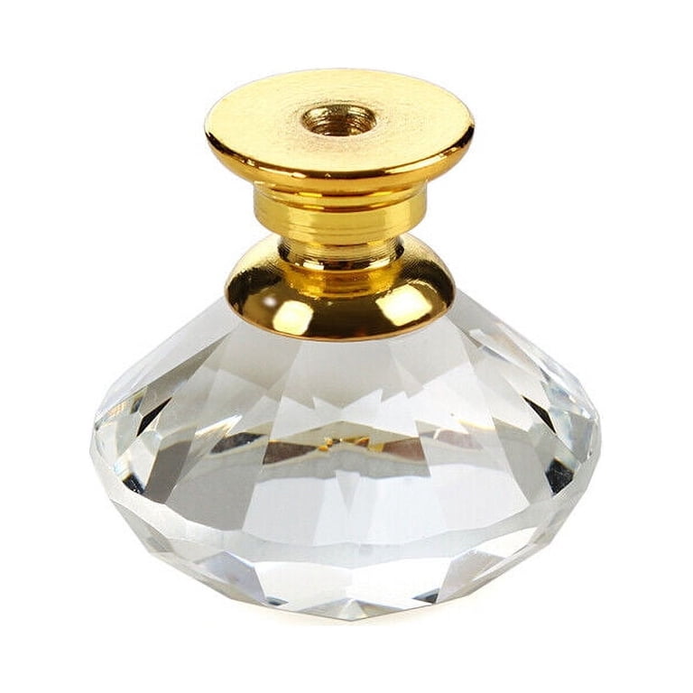 25 pc Crystal Gold Glass Knobs Drawer Pulls for Kitchen Cabinet Dresser  Cupboard - Walmart.com