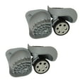 thumbnail image 4 of Ruedas de equipaje, ruedas de maleta, ruedas giratorias, accesorios silenciosos, juego de repuesto de ruedas de equipaje para bolsa de viaje, cubierta Gris, 4 of 10