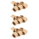 thumbnail image 1 of 18 Piezas Anillos para Servilletas Anillos para Servilletas de Jacinto de Agua, Anillos Rústicos para Servilletas para Fiesta de Cumpleaños, Decoración de Mesa de Cena, 1 of 5