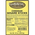 thumbnail image 3 of Golden Flavor-Cheddar Sesame Sticks- 30oz bags (5 Pack), 3 of 3