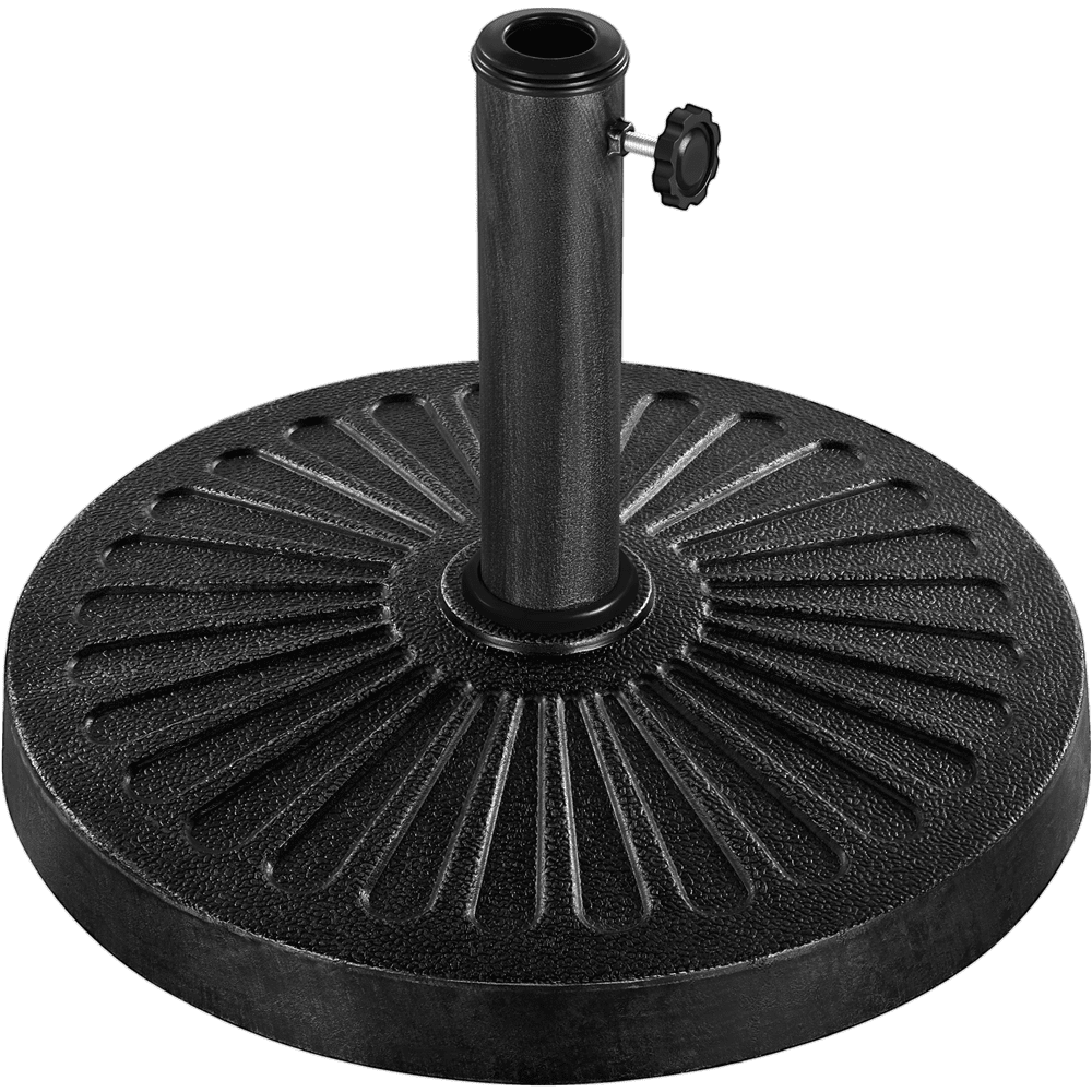 Renwick 18" Outdoor Patio Market Umbrella Base, Black
