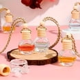 thumbnail image 4 of 20Pcs 10ml Refillable Glass Car Air Freshener Diffuser Bottles, Empty with Wooden Caps, 4 of 6
