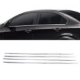 thumbnail image 2 of Ikon Motorsports 4PCSOuter Weatherstrip Window Molding Edge Trim Seal Belt Compatible With 2012-2015 Chevrolet Sonic 4-Door ABS Chrome, 2 of 2