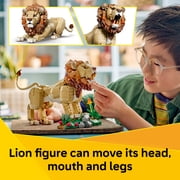 LEGO Creator 3 in 1 Wild Animals: Majestic Lion - Building Toy for Boys & Girls, Ages 9+ Kids Bedroom or Desk Decor - Lion Toy with 3 Building Options - Gift for Birthdays - 31386