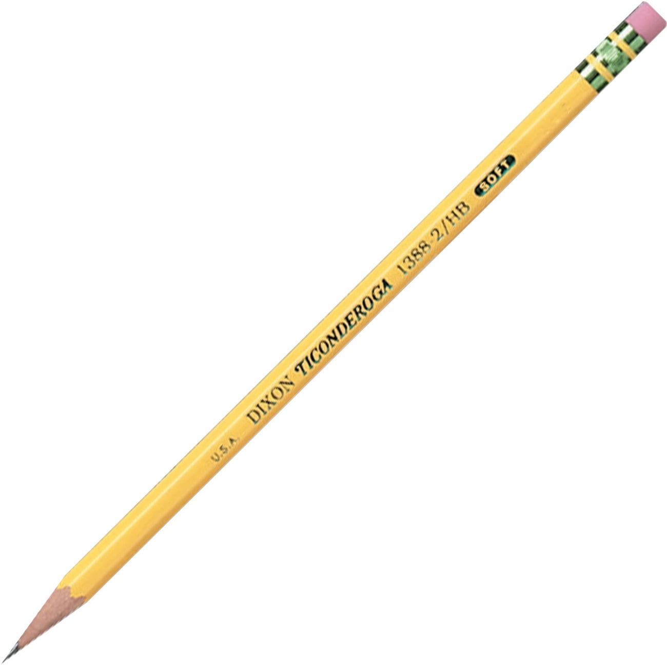 Graphite #2 HB Soft Wood-Cased Pencils Yellow Unsharpened 72-Count 
