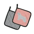 thumbnail image 2 of Carolines Treasures BB3615PTHD Spanish Water Dog Checkerboard Pink Pair of Pot Holders , 7.5HX7.5W, multicolor, 2 of 3