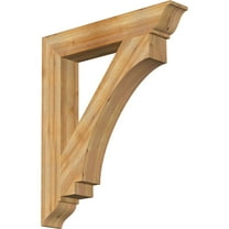 Ekena Millwork 6"W x 38"D x 44"H Imperial Traditional Rough Sawn Bracket, Western Red Cedar