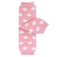 thumbnail image 5 of Wrapables Playful Patterns Baby & Toddler Leg Warmers (Set of 3), Pink Dots, Solids, Flowers, 5 of 6
