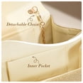thumbnail image 4 of Suede Evening Bag Formal Clutch Purses for Women Sparkling Evening Bag with Detachable Chain for Prom Wedding Party, 4 of 6