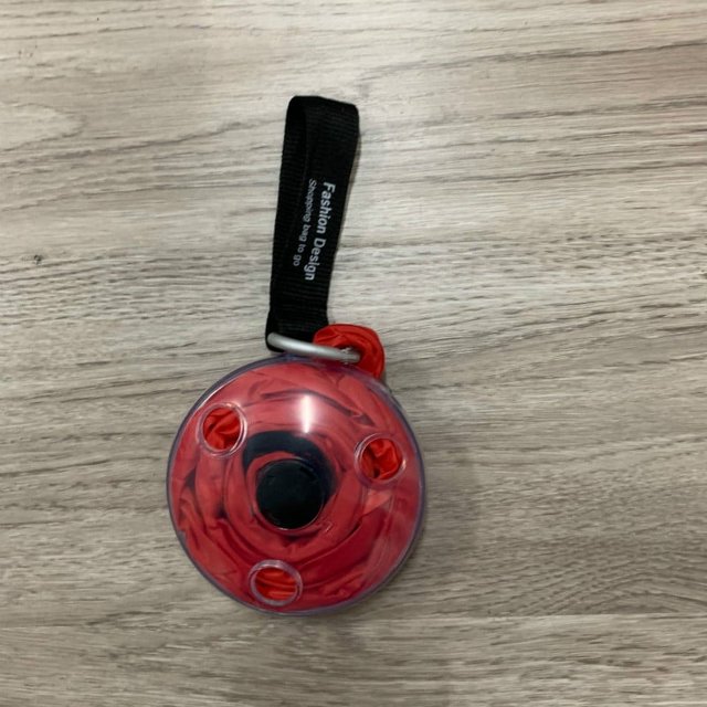 Pequeña bolsa de almacenamiento telescópica plegable portátil Bolsa de compras de disco pequeña Plegable y extensible