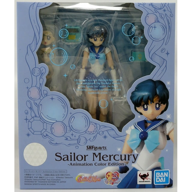 Sailor Moon Pretty Guardian 6 Inch Action Figure S.H. Figuarts - Sailor Mercury Animation Color Edition