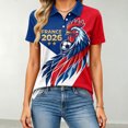 thumbnail image 5 of Women's Football Graphic T-Shirt, Women's Printed Short Sleeve Sports Top - Fashion Athletic Workout Shirt for Gym and Casual Wear for Soccer Tournament 2026 Wine Size: S, 5 of 5
